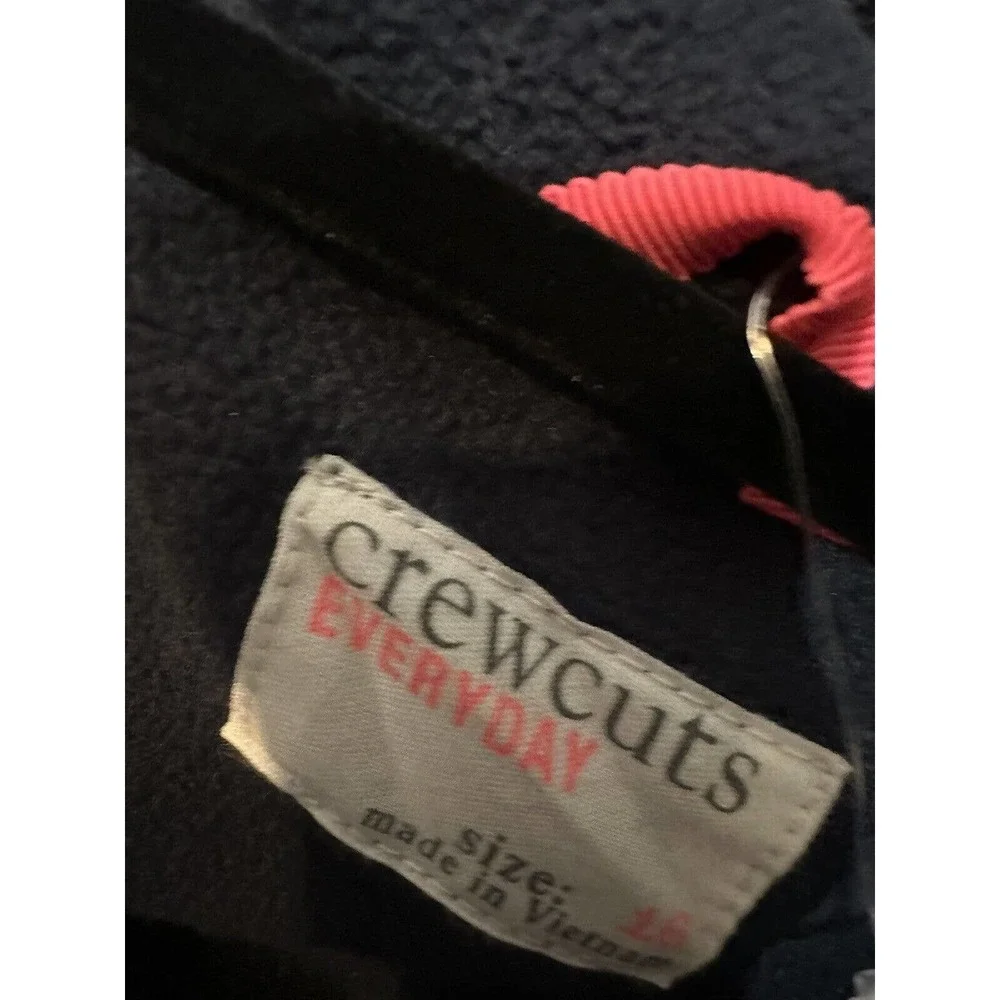 Crewcuts Girls Coat Blue Primaloft Puffer Faux Fur Jacket - Size 16 Orig.$239 - Picture 4 of 13